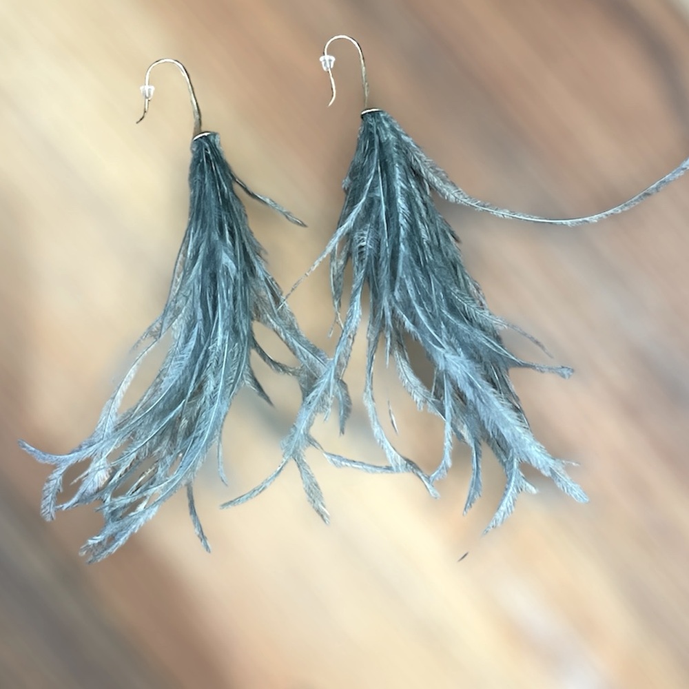 Feather Dangle Earrings